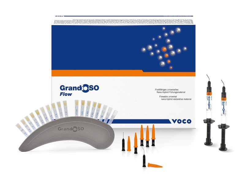 Voco GrandioSO Flow Nano Hybrid Composite Syringe Kit