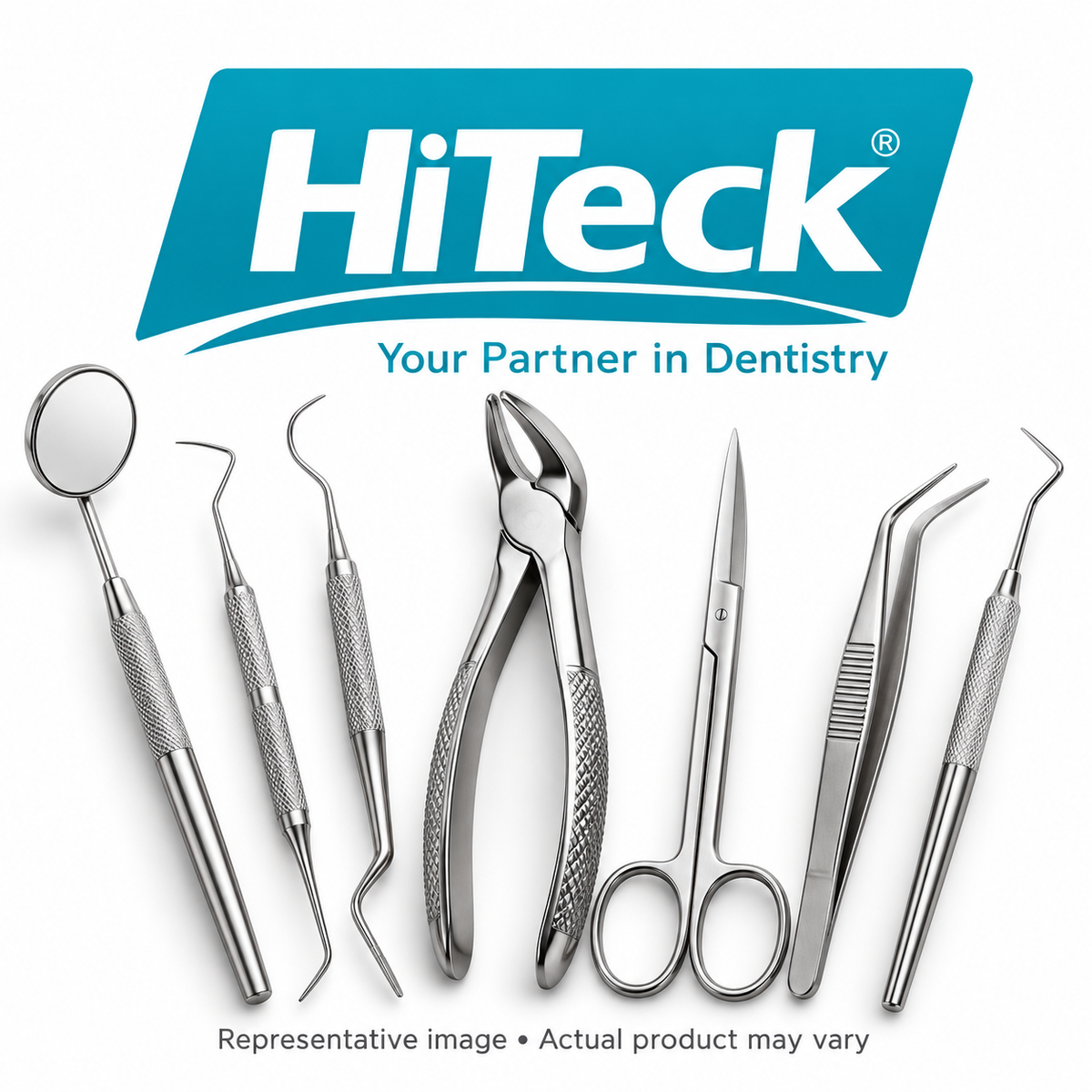 Representative image of HiTeck dental instruments for #1 Kramer Nevins Periosteal Elevator; actual product may vary