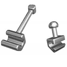 Orthodontic Crimpable Ball Hooks 10/PK - Long 10/Pk