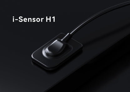Close-up of the i-Sensor H1 dental imaging sensor, featuring a sleek and compact design for precision diagnostics in dental practices