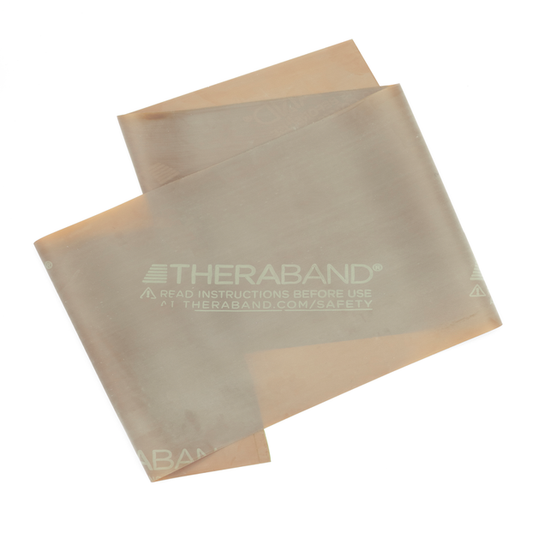 THERABAND Professional Latex Resistance Bands, 50- Yards, Super Light