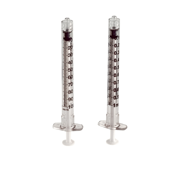BD Tuberculin Syringes, with Precision Glide Needles, Slip-Tip, 5 ml -  125 per box