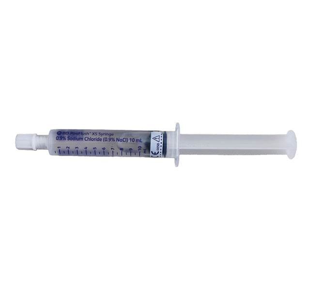 BD PosiFlush XS Saline Filled Flush Syringe - 10mL - 30/box