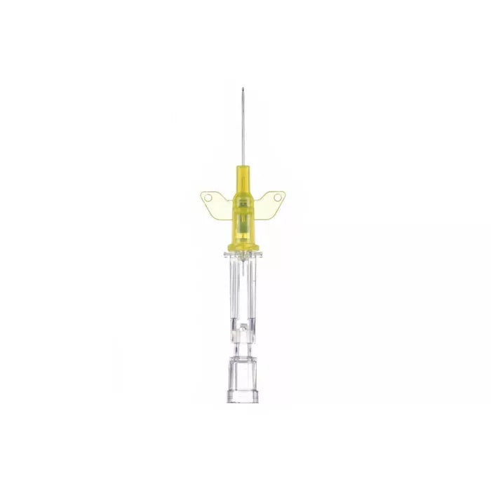 B Braun Introcan Safety Catheter, Winged, PUR, 24G x 0.75", 50/box