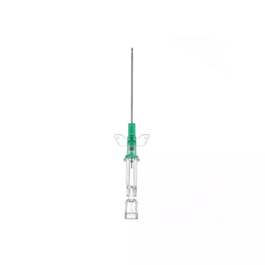 B Braun Introcan Safety IV Catheter, Winged, PUR, 18G x 1.75", 50/box