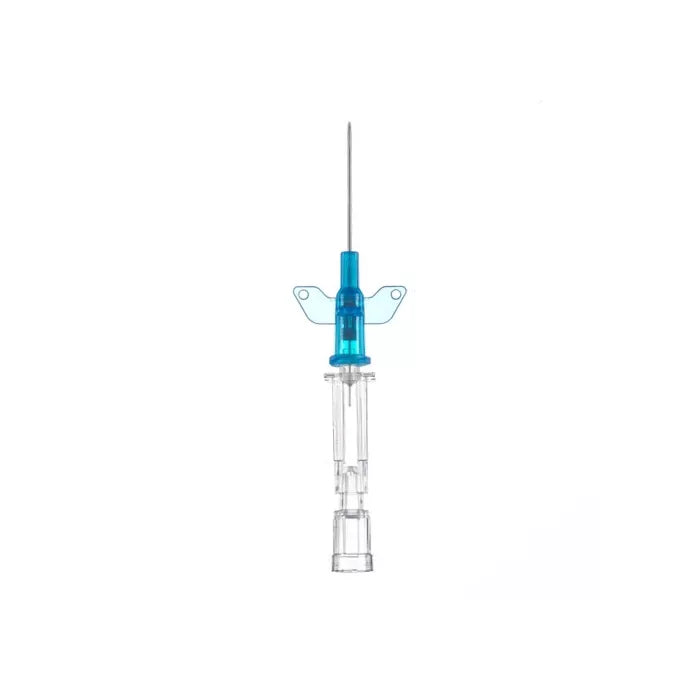 B Braun Introcan Safety IV Catheter, Winged, PUR, 22G x 1" , 50/box