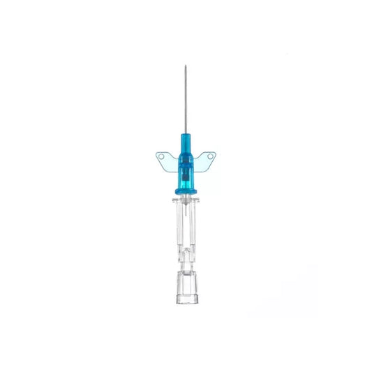 B Braun Introcan Safety IV Catheter, Winged, PUR, 22G x 1" , 50/box