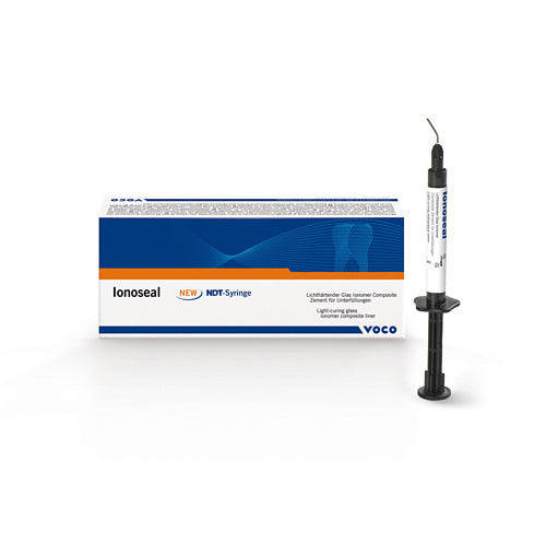 Ionoseal Liner light-curing Glass Ionomer cement  2x2.5gm Syringes,