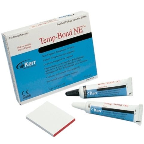 Temp-Bond NE Tubes Refill Kit, Noneugenol Temporary Cement - Kerr