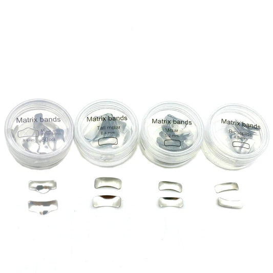 Matrix Bands Sectional Matrices No Holes 50/pk ( Compare to Garrison -Palodent) - Molar 6.4mm #MTX-64 - Dentsply Sirona