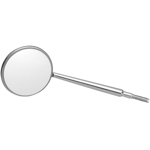 J&J-Premium Quality Chrome Mouth Mirror Head Cone Socket FS , 12/Box