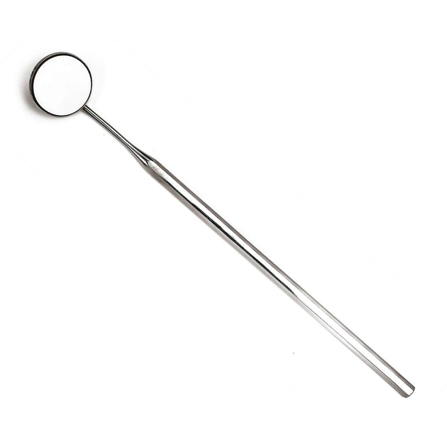 Dental Mirror and Handle, Slim Silver - SurgiWorld DM211