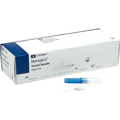 Tyco-Monoject Needles 27G -30G #400 Plastic Hub,100/Pk