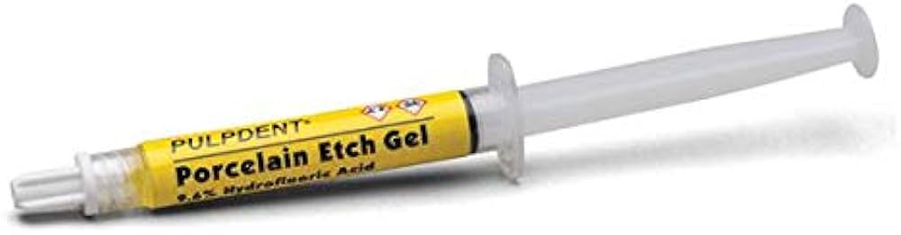 Pulpdent Porcelain Etch Gel 3ml Syringe PEG-3