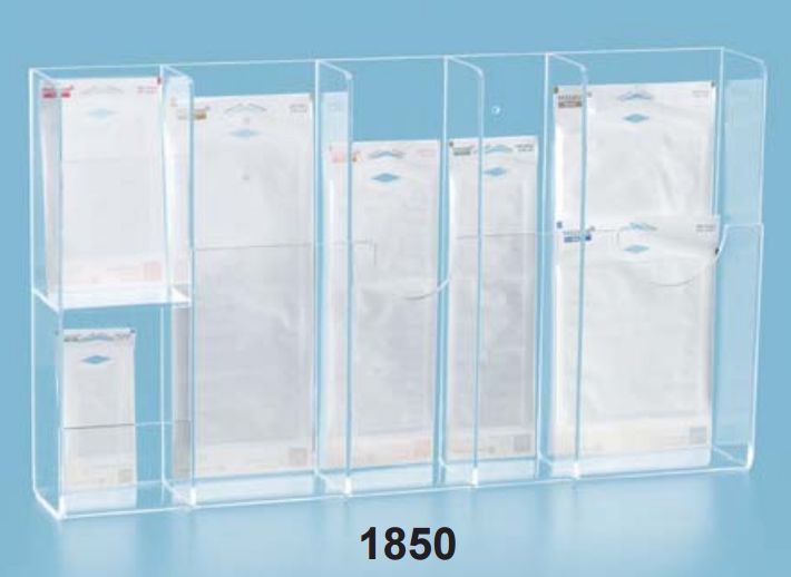 Sterilization Pouches Dispenser Multi Sizes ( 6/Slots) 1/Pk