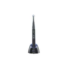 Woodpecker iLED II curing light video showcasing 1-sec fast curing, 3000 mW/cm² intensity, 360° rotation, and wide spectrum (385-515nm) for efficient resin polymerization in dental procedures.







