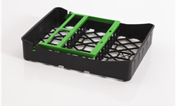 Directa -PractiPal Half Tray Instruments Cassette - 115109- Orange