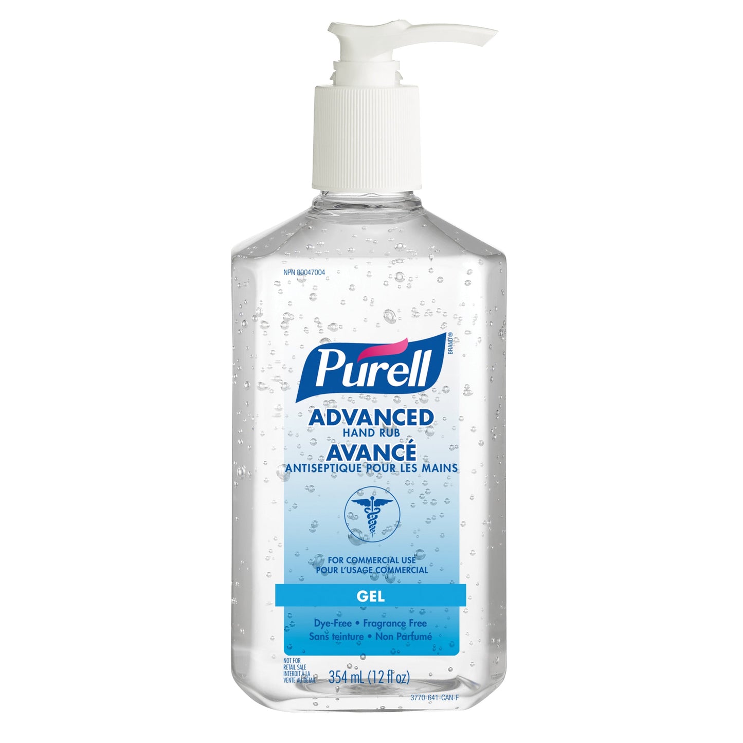 Purell-Advanced Hand Sanitizer, 354 ml, Pump Bottle, 70% Alcohol