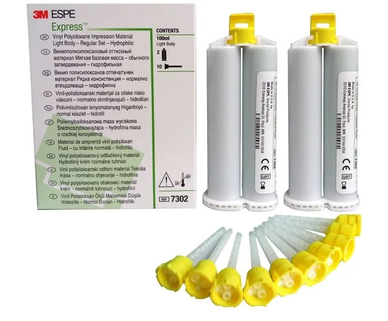Express™ Hydrophilic VPS Impression Material Refill Pack, Light Body, Regular Set