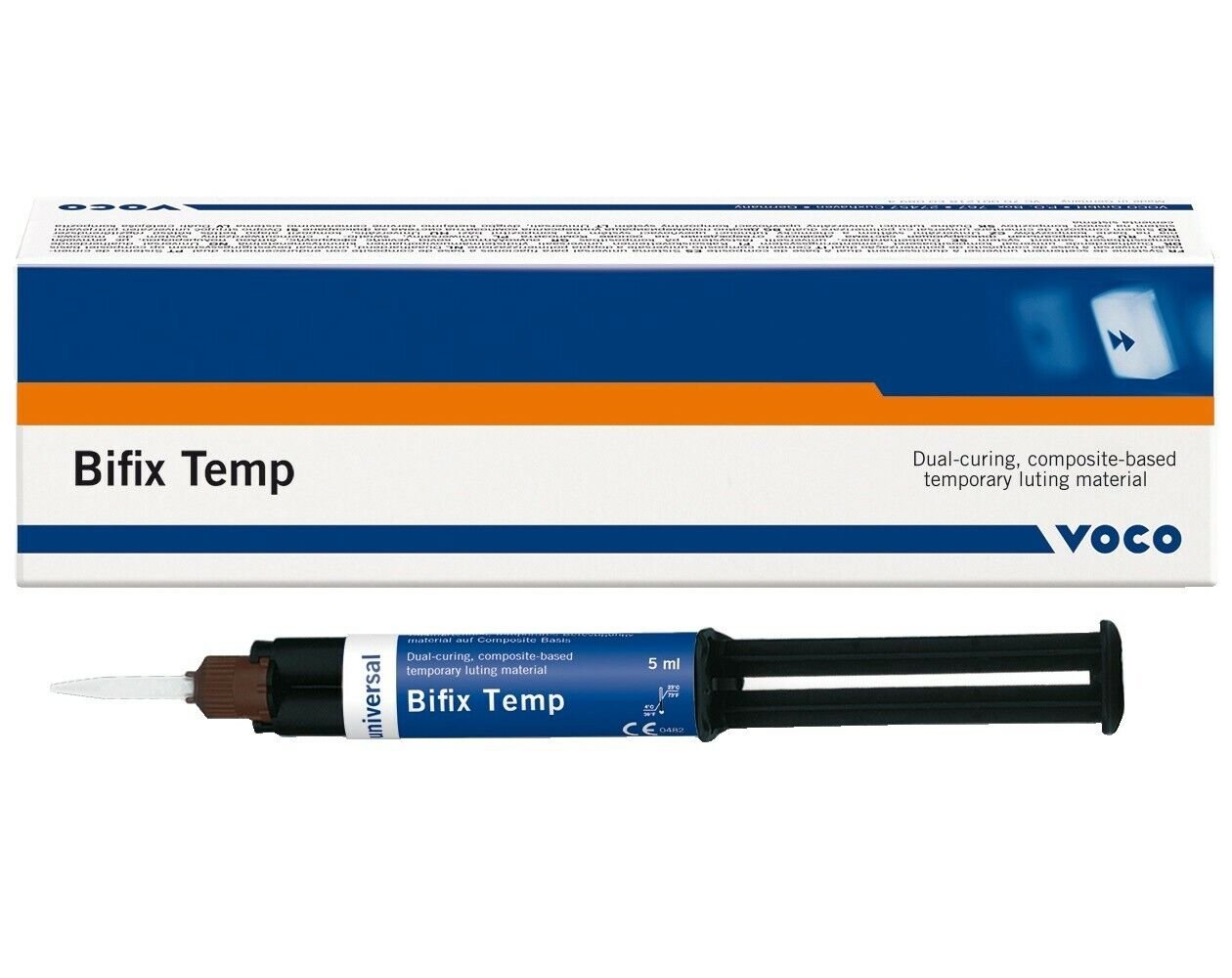 Voco Bifix Temp Cement Material Quickmix Syringe 5 Ml Universal