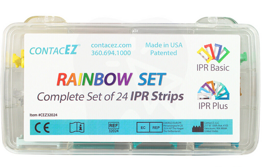 ContacEZ Rainbow Set IPR Strips Kit 24/Pk #32024 (Interproximal Reduction)