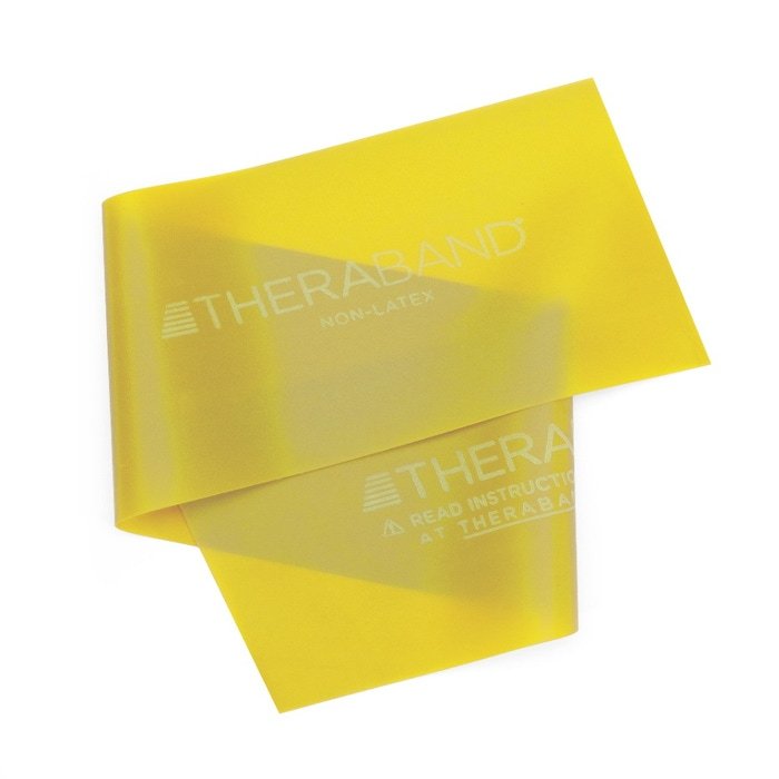 THERABAND Professional Non-Latex Resistance Bands, 25 Yards, Resistance - Light