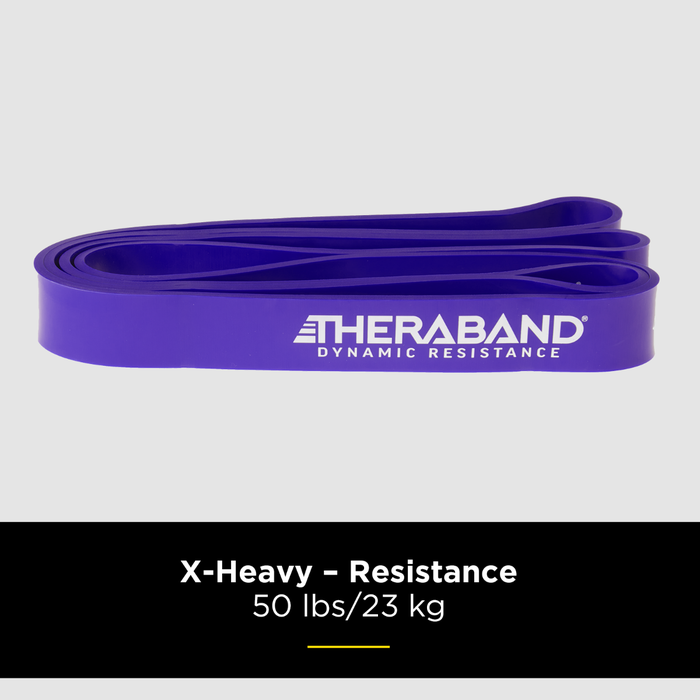 THERABAND High Resistance Bands, X-Heavy 50lbs