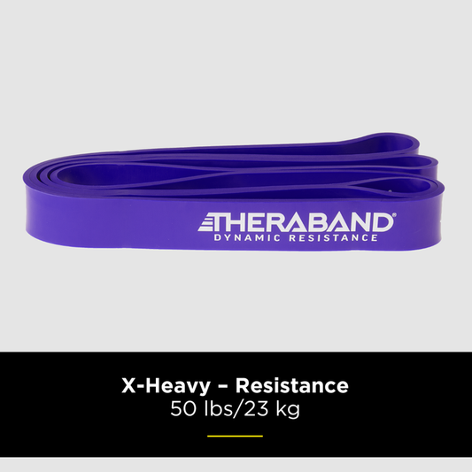 THERABAND High Resistance Bands, X-Heavy 50lbs