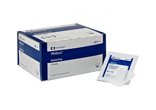 Alcohol Prep Pads ,WebCol, 100/Box M Size