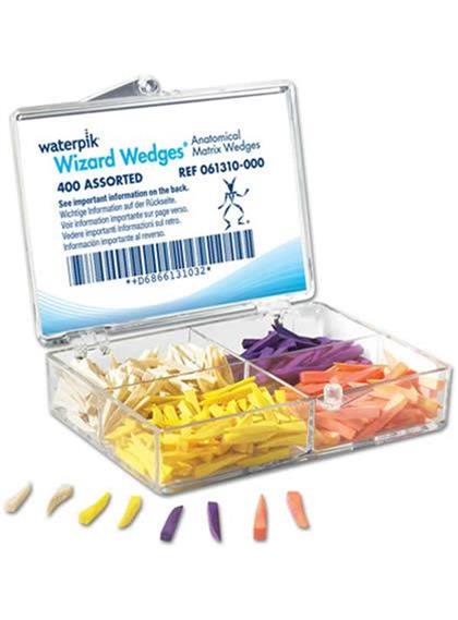 Waterpik-Anatomical Wizard Wedges 400/Pk #061310