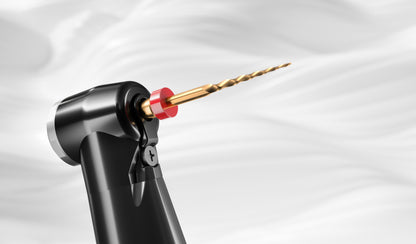 Woodpecker EndoMatic endodontic motor handpiece with NiTi file for root canal treatment