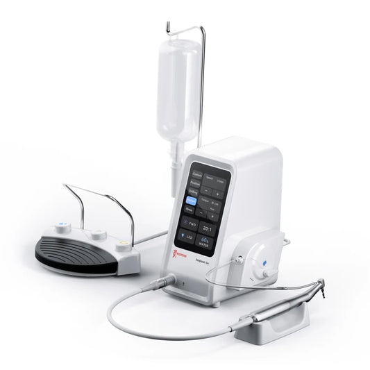 Woodpecker Implant Air implant motor system with handpiece and foot pedal
