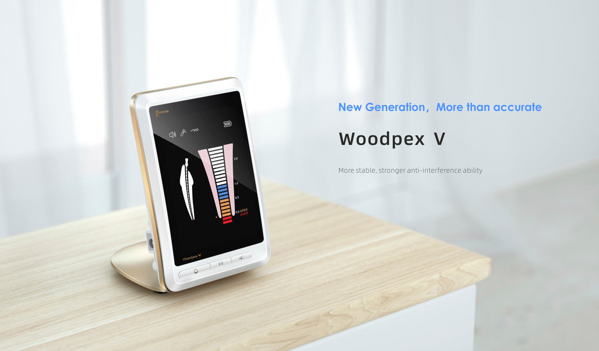 Woodpecker Woodpex V multi-frequency electronic apex locator for root canal working length measurement