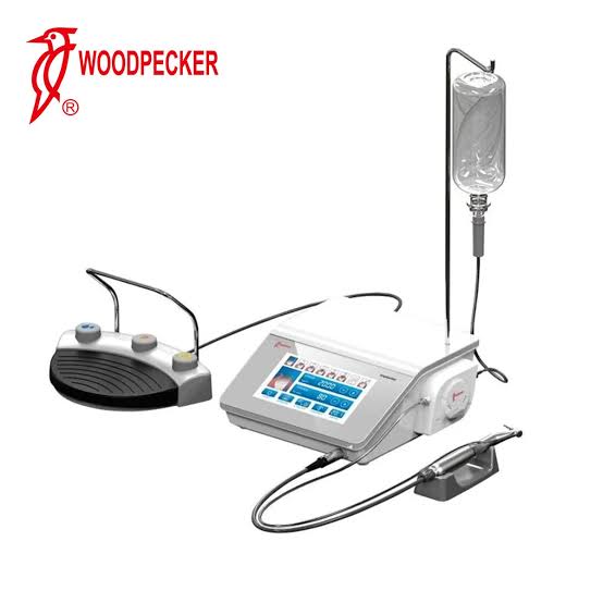 Woodpecker Implanter implant motor system with handpiece and foot pedal