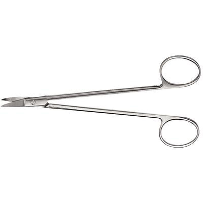 Quinby Gum Scissor, Curved, Beveled Short Blades, 12CM