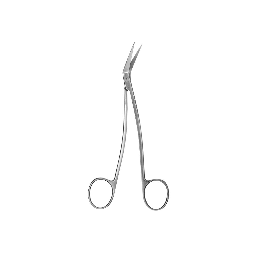 Locklin Gum Scissor, Angled Shanks, 16.5CM