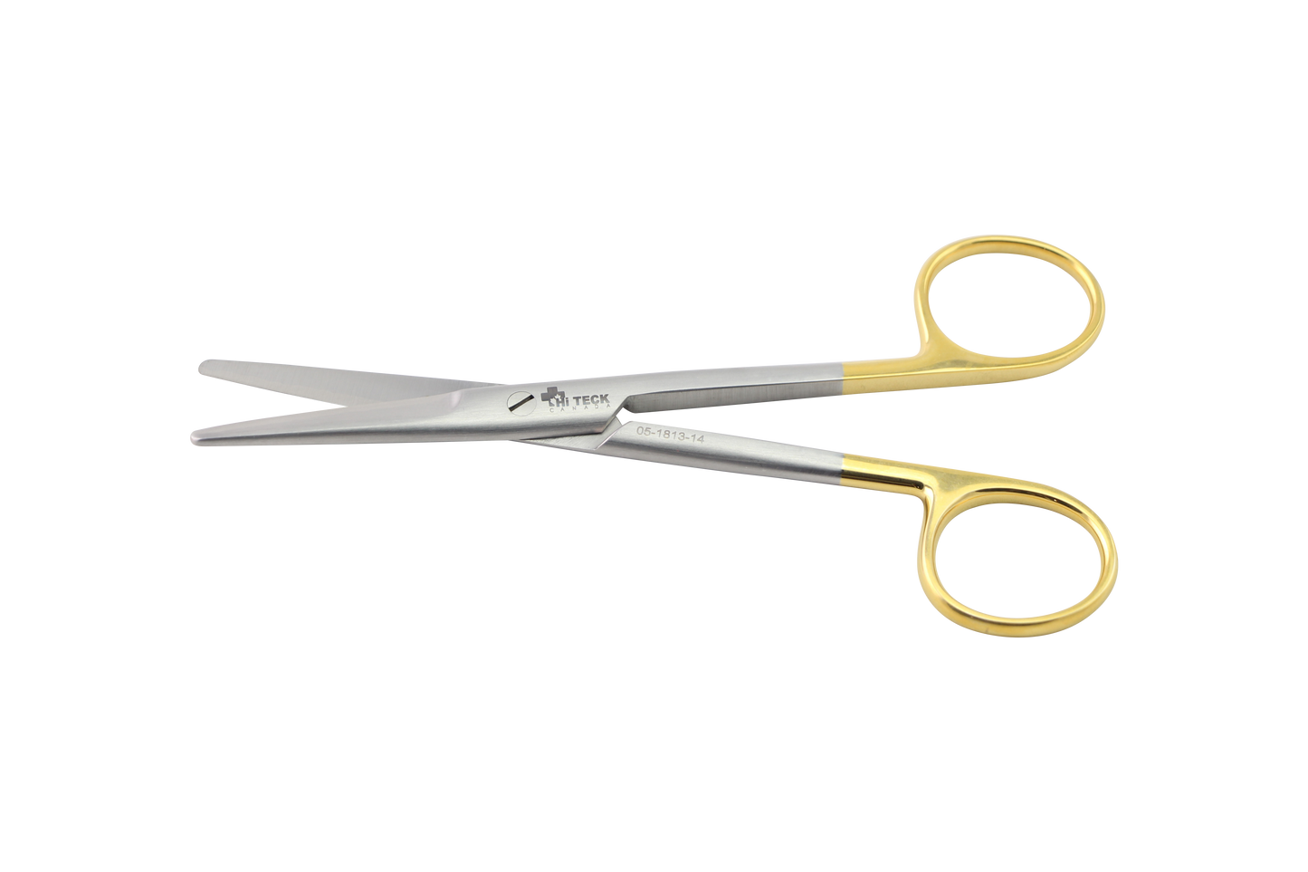 HiTeck Mayo Scissor, Straight, Beveled Blades, Tungsten Carbide, 14.5CM