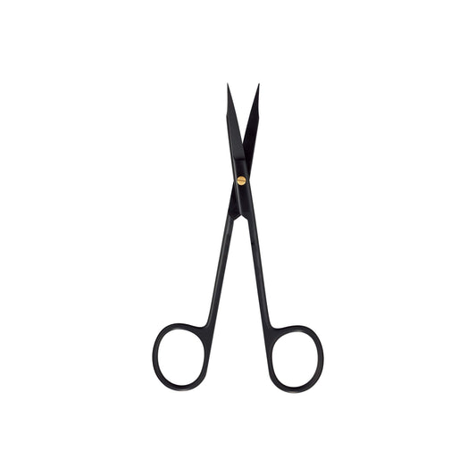 Goldman Fox Siyah Scissor, 13CM, Curved