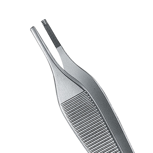 Adson Brown Grasping Forcep, 3x4 Teeth, Tungsten Carbide, 12CM