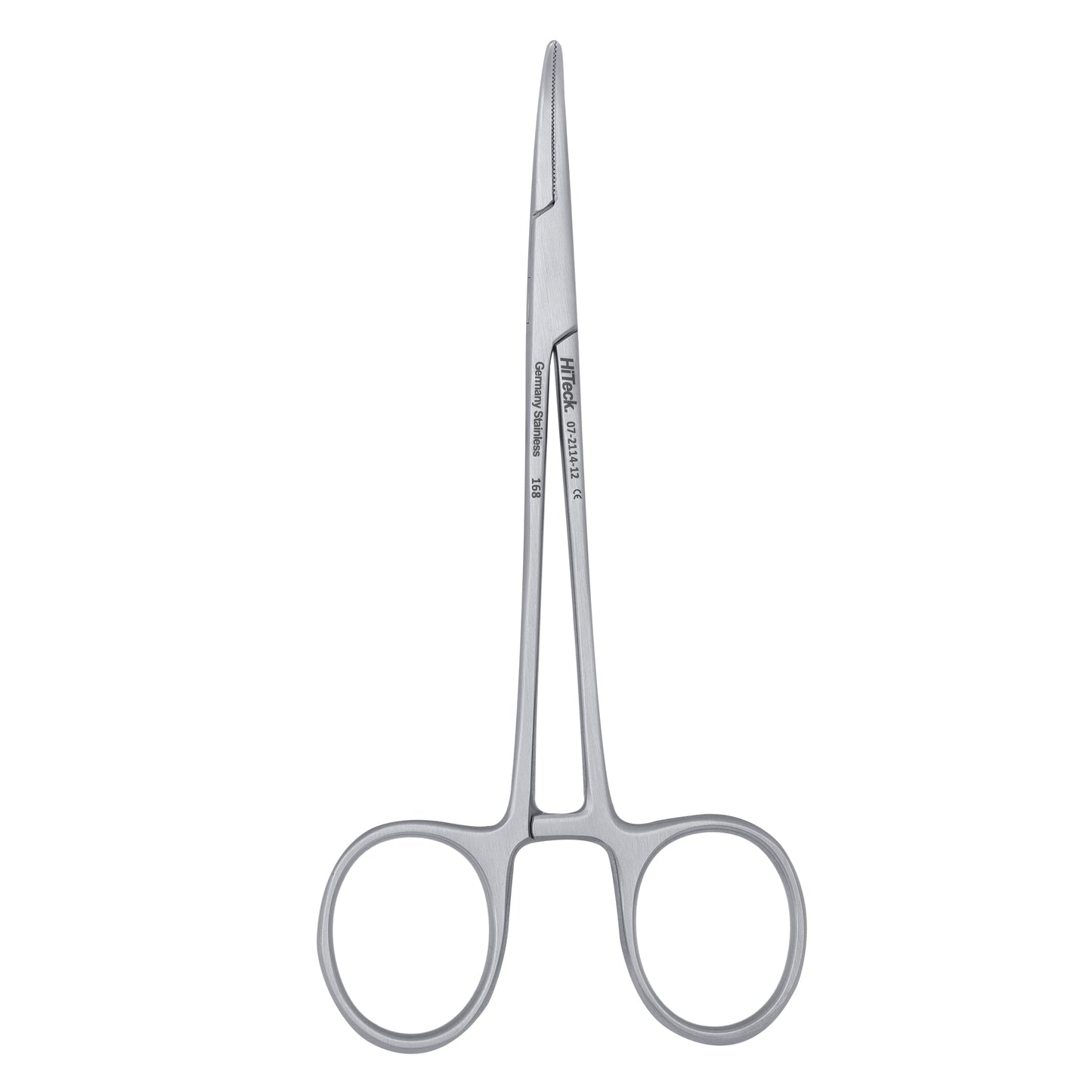 Halstead Mosquito Forcep, Curved, Serrated, 12CM