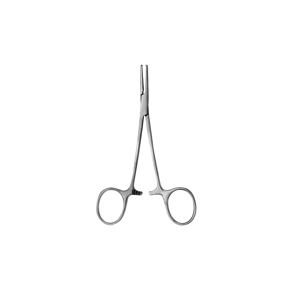 Halstead Mosquito Forcep, Straight, 1x2 Teeth, Serrated, 12CM