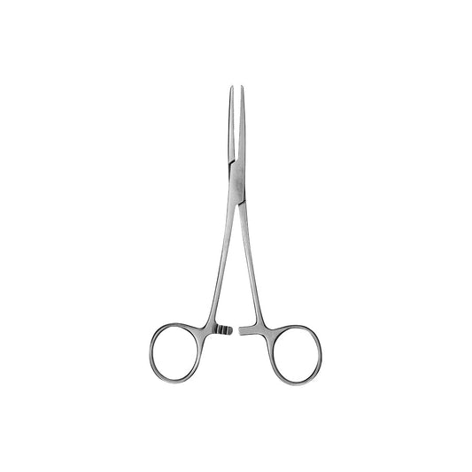 Kelly Artery Forcep, Half Serrated, Straight, 14CM