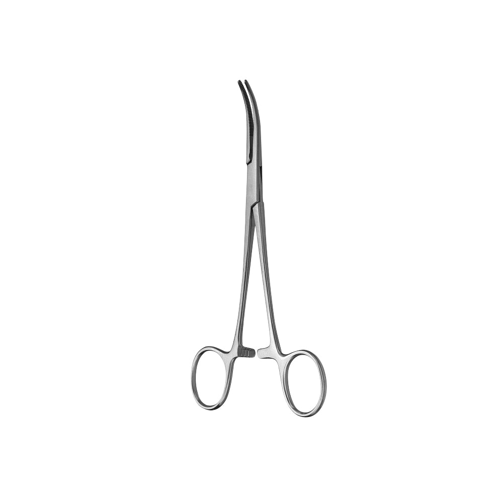 Kelly Rankin Artery Forcep, Half Serrated, Curved, 16CM