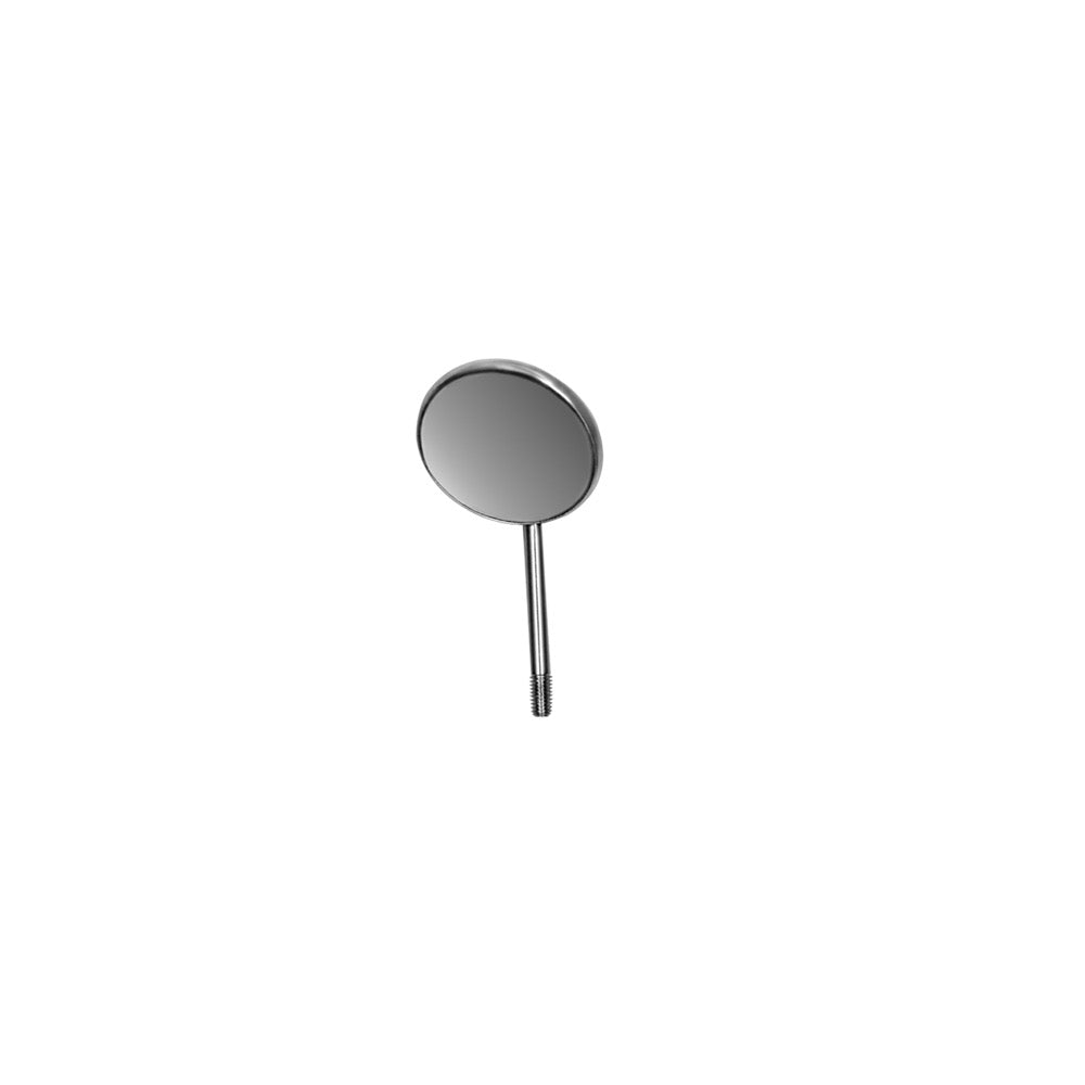 #4 Simple Stem Mirrors, Rhodium Coated, 22MM, Pack of 12