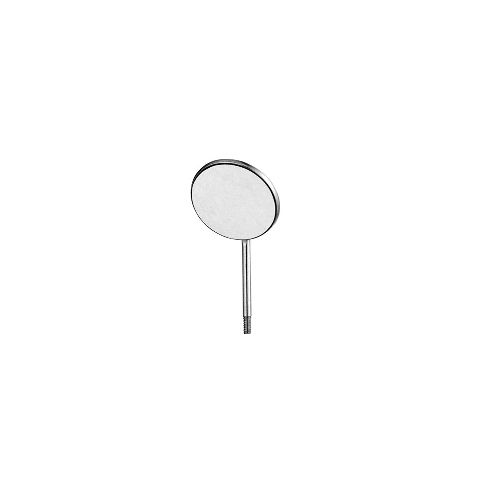 #5 Simple Stem Mirrors, Rhodium Coated, 24MM, Pack of 12