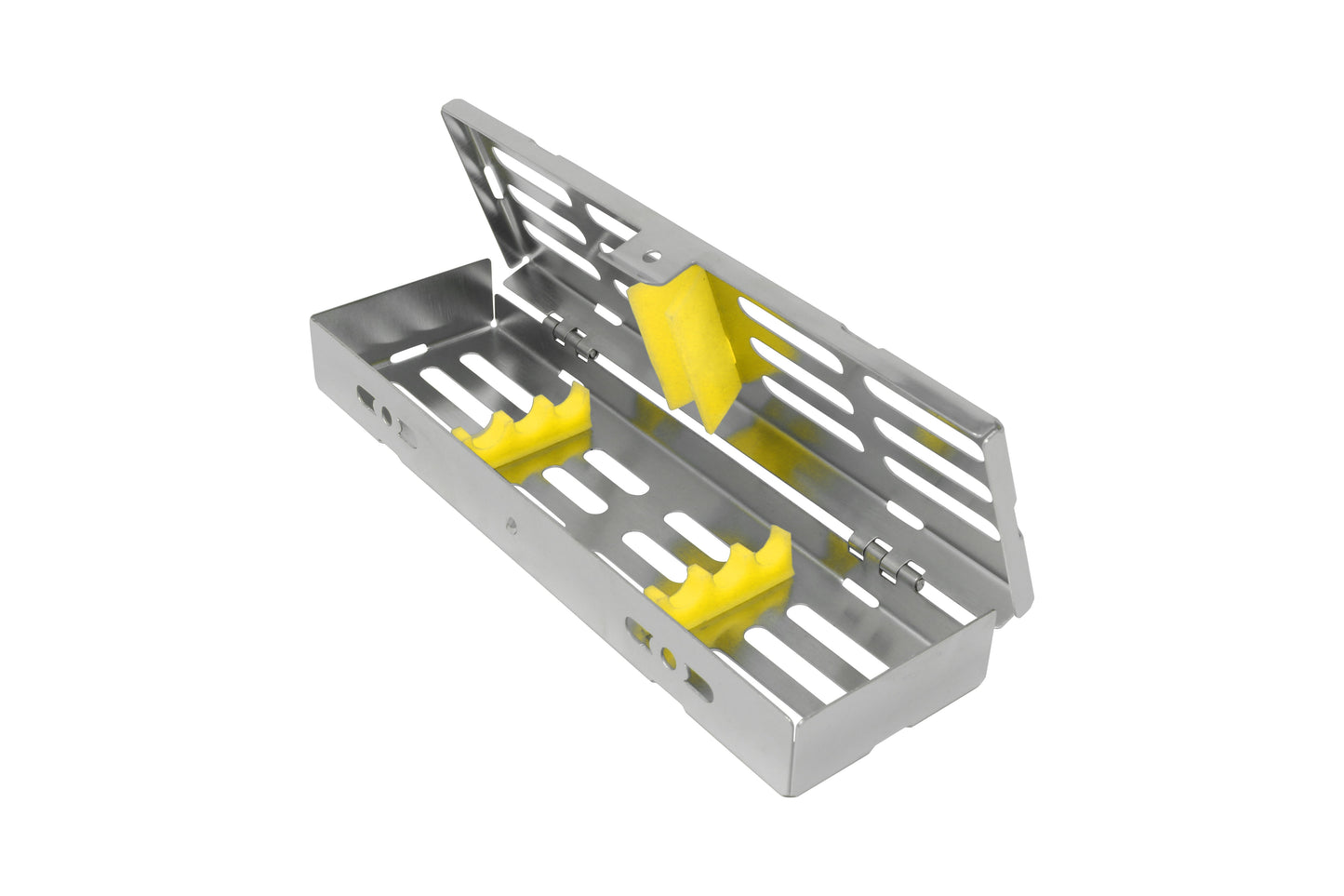 Sterilization Cassette for 3 Instruments - 180x55x22, W/O Lock, Non Detachable