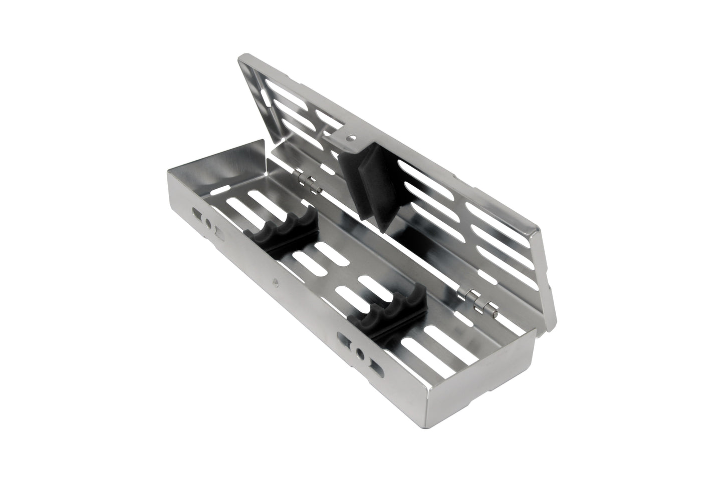 Sterilization Cassette for 3 Instruments - 180x55x22, W/O Lock, Non Detachable