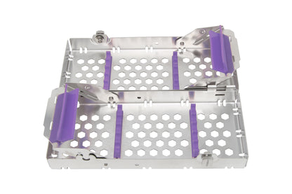 Sterilization Cassette for 10 Instruments, Double Decker - 200x82x40, Detachable