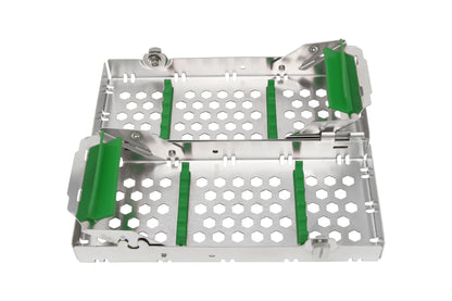 Sterilization Cassette for 10 Instruments, Double Decker - 200x82x40, Detachable