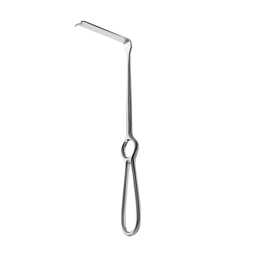 Ramus Retractor, V Notch, Curved Down, 70x11MM